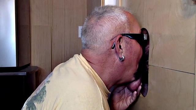 Blowing Cop Cock At the Gloryhole
