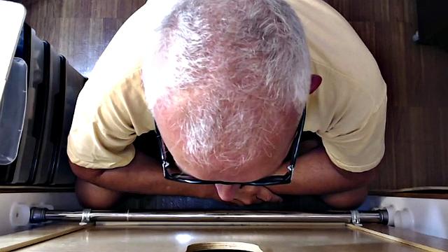 Blowing Cop Cock At the Gloryhole