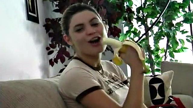 Amateur lesbian teens filmed as they fondle and tease