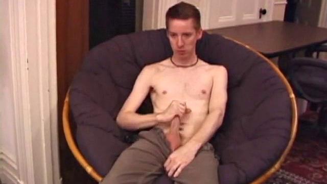 Jonathan Star plays with his cock through his jockstrap and then gets naked. After lubing up he strokes his stiff dick with determination, while teasing his nipples. He edges himself closer and closer, before erupting.