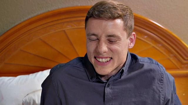 GF riding while sucking cock in erotic threesome