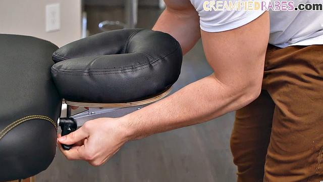 Oiled bigass cutie pussybanged