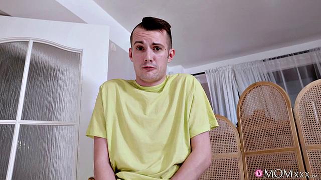 Busy MILF gives stepson free rein