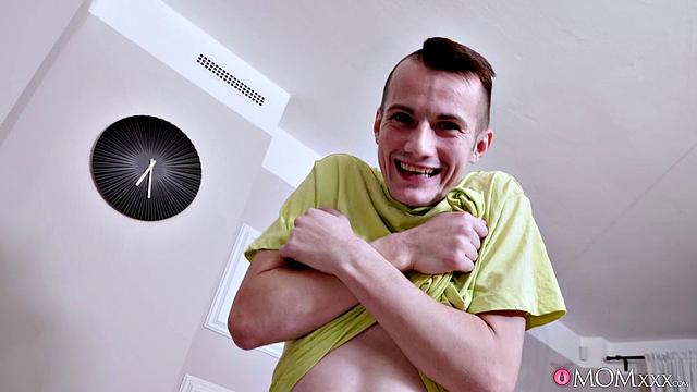 Busy MILF gives stepson free rein