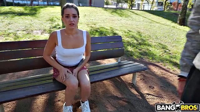 Andrea Lapiedra Gets Anal In Public