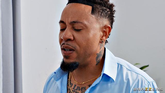 Office Slut Gobbles Cock