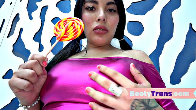 Latina with a big booty flaunts her tight ass before getting pounded in various positions