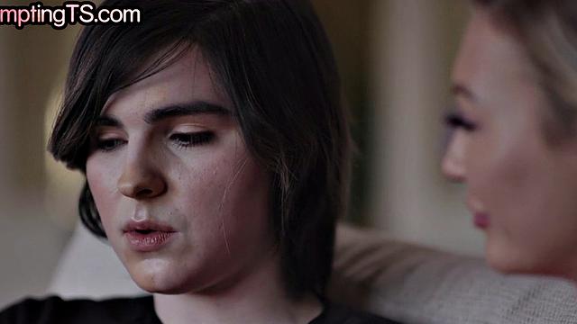 Trans lady loves fucking big female in doggystyle