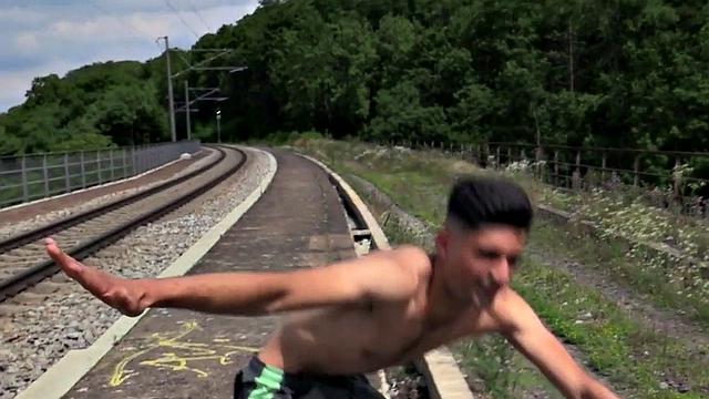 Straight gym jock outdoor bareback in hairy asshole