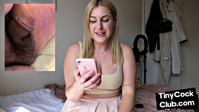 пышногрудая госпожа унижает маленький член и грязно говорит