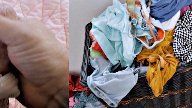 Джина Валентина ловит брата за трусиками и устраивает жаркую сцену