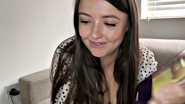 Nasty MILF talks about dicks while teasing them