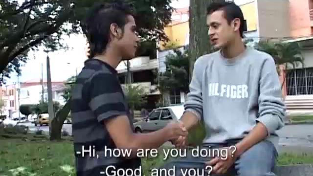 There's no passion between Latin twinks Lucho and Lorenzo, just raw lust. They waste no time stripping each other and going down on their big dicks.