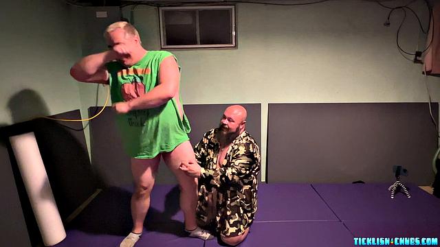 Matt'S Ticklish Wrestling Lesson - Buddy & Matt