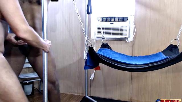 Daddies Wild Fuck From Sling To Ground