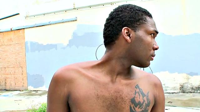 Real ebony picked up outdoor and analfucked by BWC