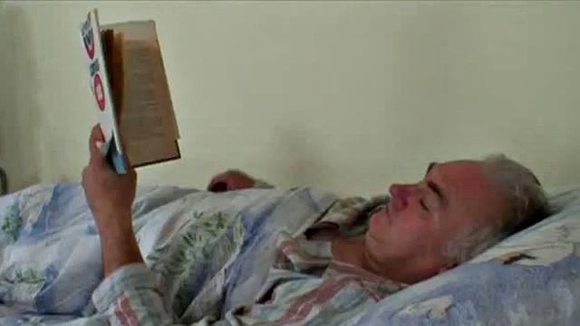 Teen nurse goes down on grandpa