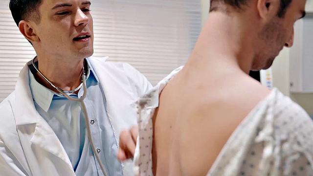 Taboo stud barebacked by doctor stepbrother in his infirmary