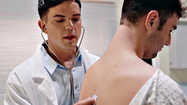 Taboo stud barebacked by doctor stepbrother in his infirmary
