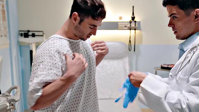 Taboo stud barebacked by doctor stepbrother in his infirmary