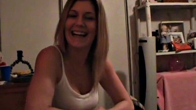 Watch this hot POV teen suck and stroke a hard cock