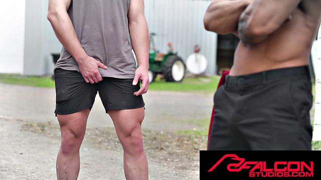 FalconStudios - Hot Jock Takes Tractor Tire Challenge And Fucks Tight Ass