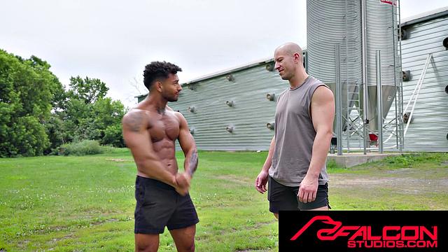 FalconStudios - Hot Jock Takes Tractor Tire Challenge And Fucks Tight Ass