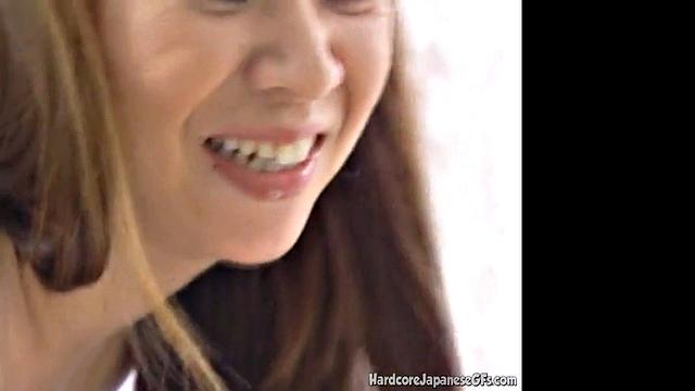 Japanese Babe licking and Blowjob hairy cock