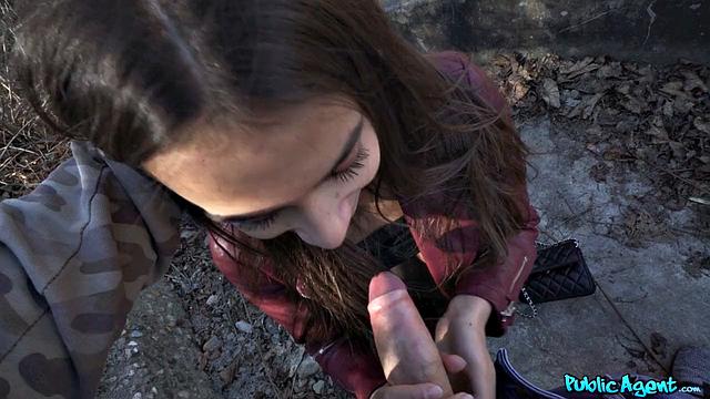 Hot Brunette Bounces on Huge Cock