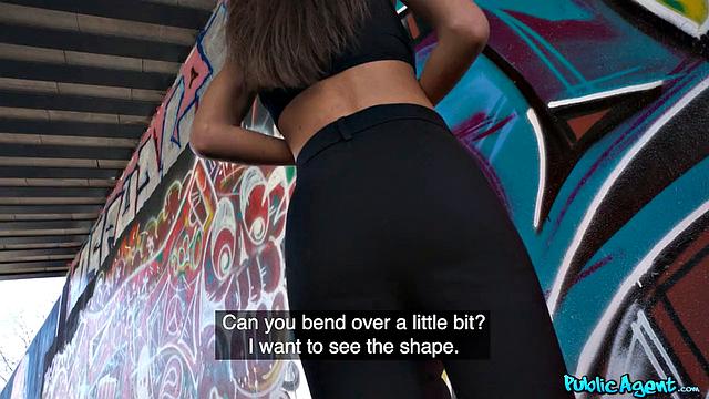 Hot Brunette Bounces on Huge Cock