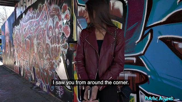 Hot Brunette Bounces on Huge Cock