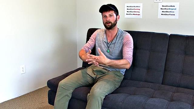 Amateur jock toys ass and jerks cock on casting