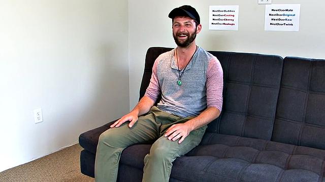 Amateur jock toys ass and jerks cock on casting