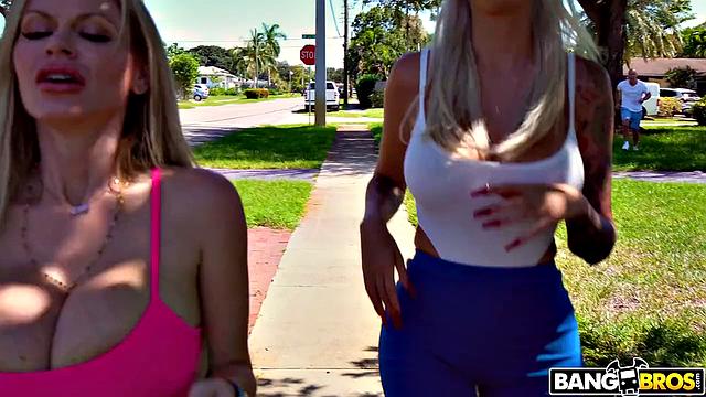 Giant Tits Threesome