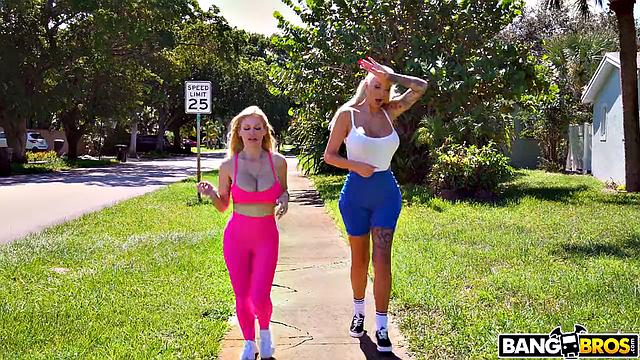 Giant Tits Threesome