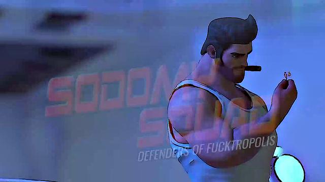 SodomySquad - Gay Heroes SUPER GROUP SUCK & FUCK