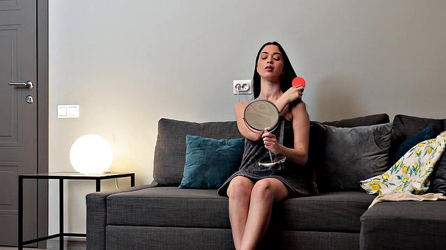 Teeny Lovers - Milena Briz - Slim brunette fucks doggystyle