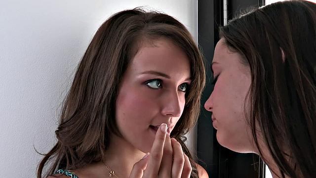 Watch this kinky babe with big tits and puffy nipples get wild with pussy licking and ass fingering