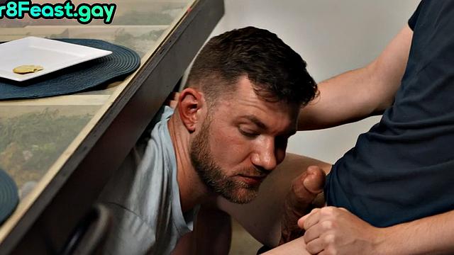 Str8 jock barebacked in threesome by twink and daddy