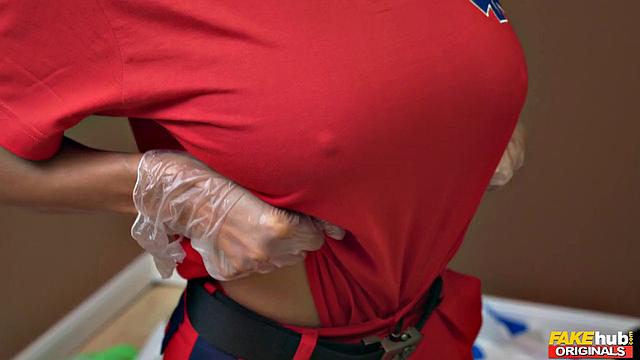 Paramedic assists teen with his erection