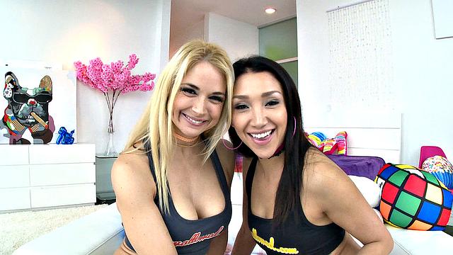 Sarah And Vicki Show Messy Sharing Caring