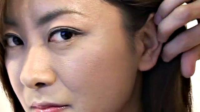 Japanese MILF gets her tight pussy pounded from behind in doggystyle