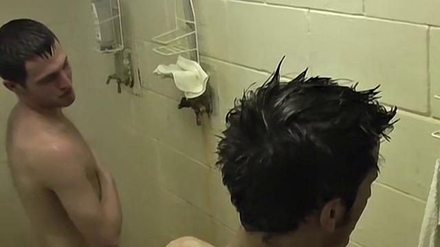 Having Fun With Their Cocks In the Shower - Kb Cox & Jj Mcq
