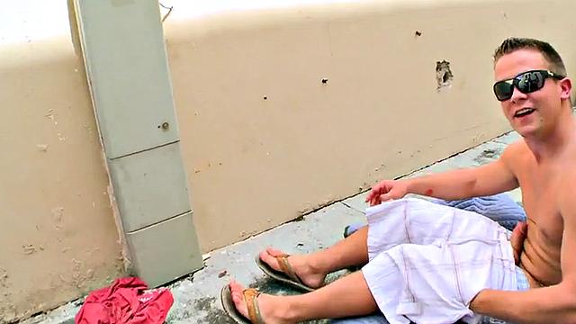 Black thug pulled and public fucked outdoor by white top