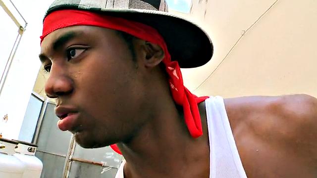 Black thug pulled and public fucked outdoor by white top