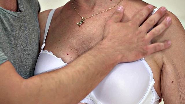 LUSTY GRANDMAS - Horny Redhead GILF Gets Her Old Pussy Pounded By Stud