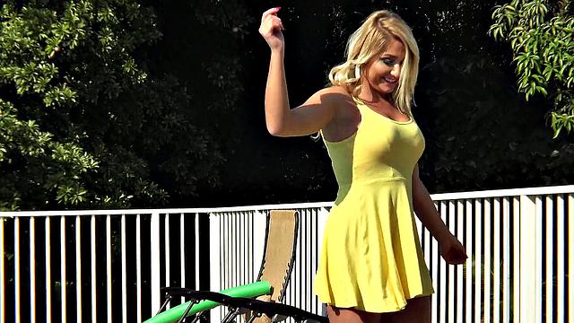 Blonde Babe's Anal Celebration