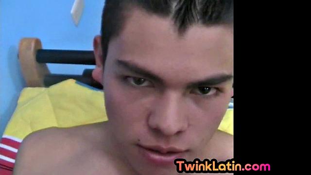 Skinny Latin gets fucked by BF after BJ while filming