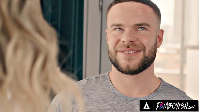 FEMBOYISH - Cheating Femboy Mikey Vega Seduces Roommate Marcus McNeil With Sexy Lingerie