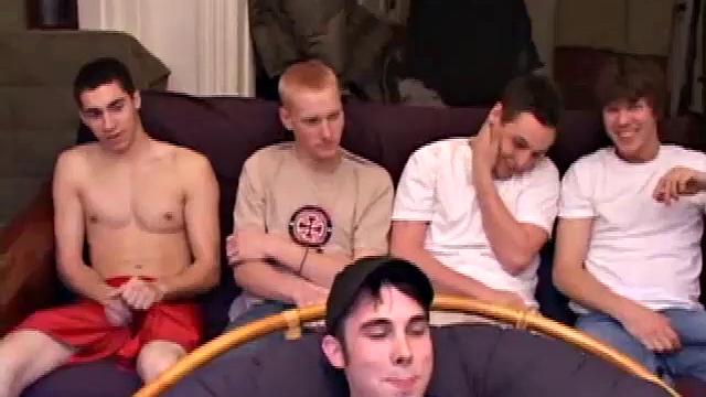 After the boys strip off the clothes and stroke up their boners, all four start some derious stroking. Kaos starts blowing Levi then Levi returns the favor and soon they both feed their dicks to Tapher.